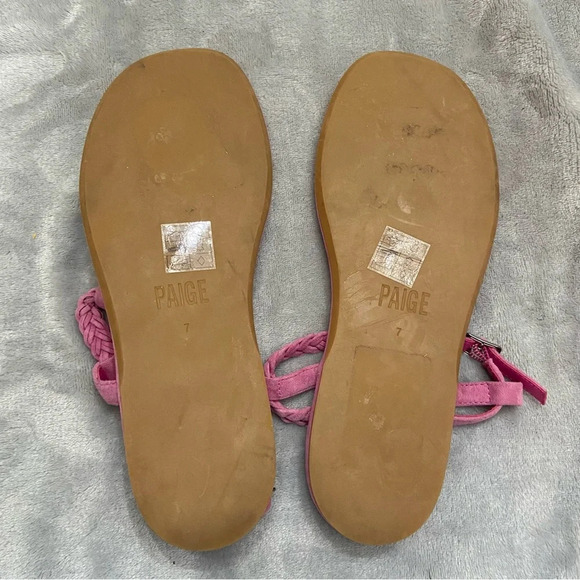 New! Paige Drew Sandal In Fuschia Size 7 - Picture 7 of 8
